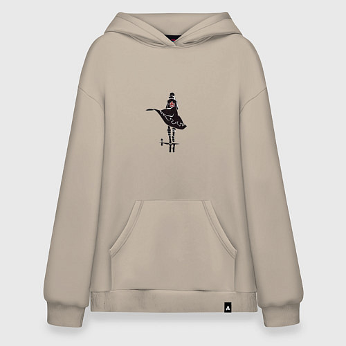 Худи оверсайз Гуррен-Лаганн дырокоп Симон / Миндальный – фото 1