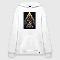Худи оверсайз Assassins creed красный костюм