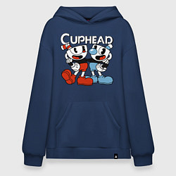 Худи оверсайз Cuphead and Mugman