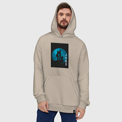 Толстовка-худи оверсайз Бездомный бог Юкинэ, цвет: миндальный — фото 2