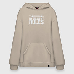 Худи оверсайз Мой гараж мой правила