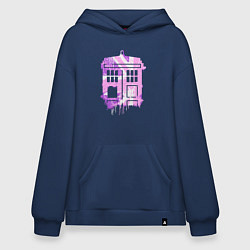 Худи оверсайз Pink tardis