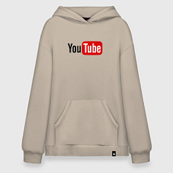 Худи оверсайз You tube logo