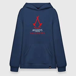 Худи оверсайз Assassins creed shadows logo