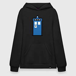 Худи оверсайз Tardis pixels