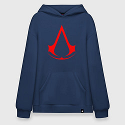 Худи оверсайз Red logo of assassins