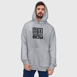 Толстовка-худи оверсайз TOY - Official merch, цвет: меланж — фото 2