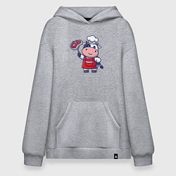 Худи оверсайз Коровка повар