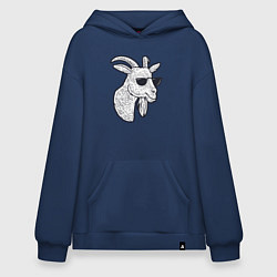 Худи оверсайз Козлик в очках