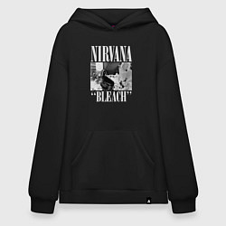 Худи оверсайз Nirvana bleach black album