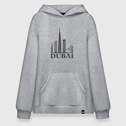 Худи оверсайз Dubai city style
