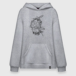 Худи оверсайз Человек-бензопила Денджи Макима