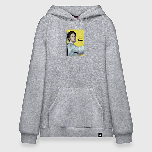 Худи оверсайз Jin Butter / Меланж – фото 1