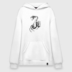 Худи оверсайз Пойманная змея