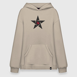 Худи оверсайз Black star USSR