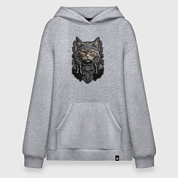 Худи оверсайз Кот викинг