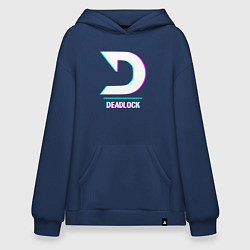 Худи оверсайз Deadlock в стиле glitch и баги графики