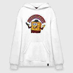 Толстовка-худи оверсайз Квадратные штаны - Фредди, цвет: белый