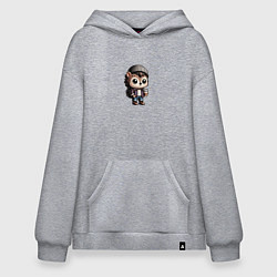 Худи оверсайз Ежик-хипстер