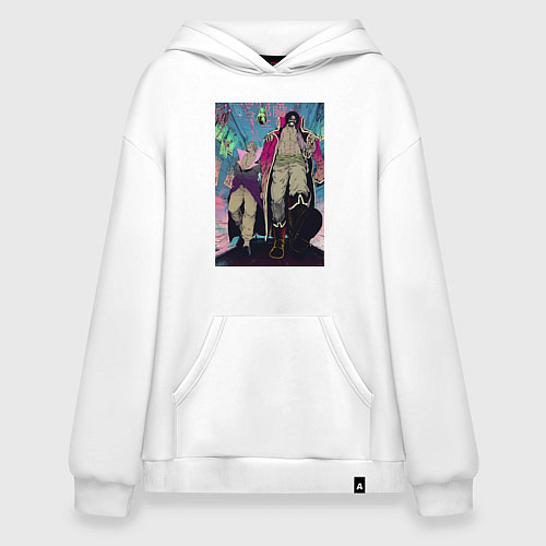 Худи оверсайз Ван-Пис Роджер Гол Д / Белый – фото 1