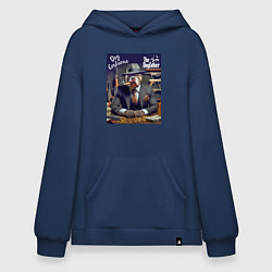 Худи оверсайз Крёстный отец Дог Корлеоне - нейроарт