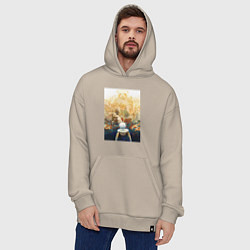 Толстовка-худи оверсайз Для тебя Бессмертный Фуши Джоан, цвет: миндальный — фото 2