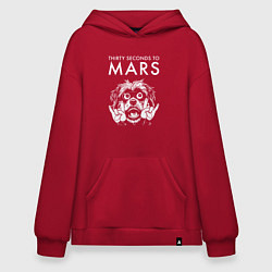 Худи оверсайз Thirty Seconds to Mars rock dog