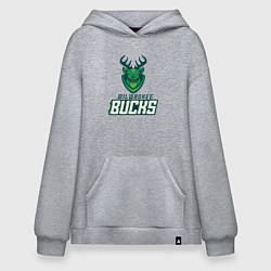 Худи оверсайз Milwaukee Bucks NBA