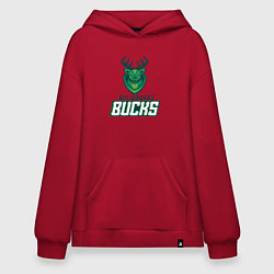 Худи оверсайз Milwaukee Bucks NBA