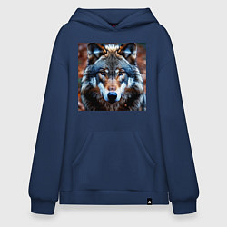 Худи оверсайз Взгляд серого волка