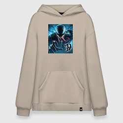 Худи оверсайз Ужасный Веном - нейроарт фантазия