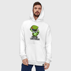 Толстовка-худи оверсайз Happy three friends - Flippy, цвет: белый — фото 2