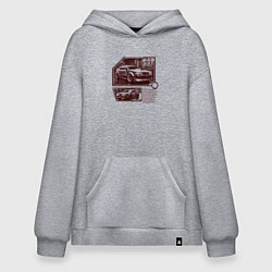 Худи оверсайз Автомобили для стритрейсинга