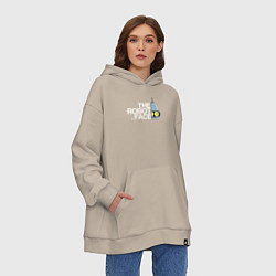 Толстовка-худи оверсайз Bander brand, цвет: миндальный — фото 2