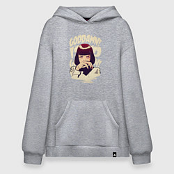 Худи оверсайз Криминальное чтиво - Мия Уоллес