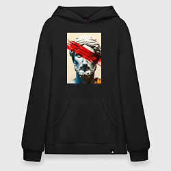 Худи оверсайз Штрих на античной статуе