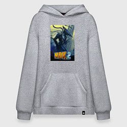Толстовка-худи оверсайз MDK - Kurt, цвет: меланж