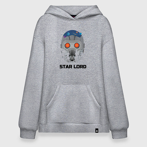 Худи оверсайз Star lord / Меланж – фото 1