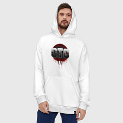Толстовка-худи оверсайз Roman Reigns otc wwe logo, цвет: белый — фото 2