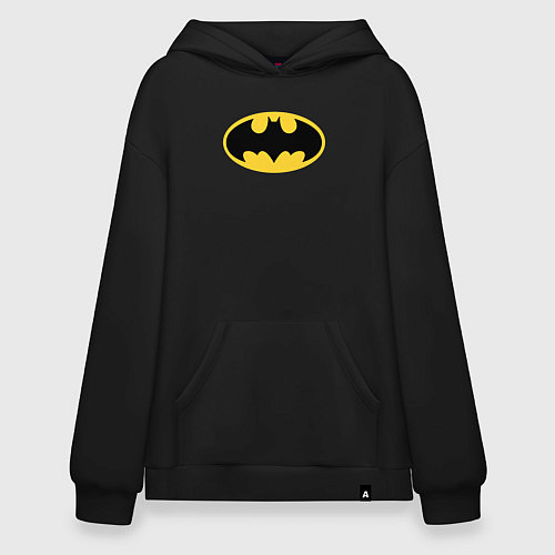 Худи оверсайз Batman classic / Черный – фото 1