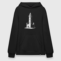 Толстовка-худи оверсайз Страж веков, цвет: черный
