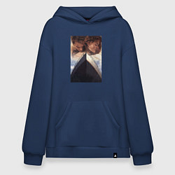 Толстовка-худи оверсайз Титаник любви, цвет: тёмно-синий