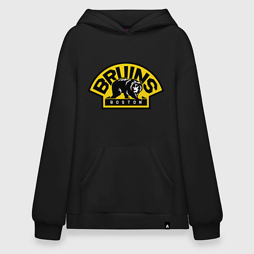 Худи оверсайз HC Boston Bruins Label / Черный – фото 1