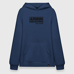 Толстовка-худи оверсайз Armin van Buuren, цвет: тёмно-синий