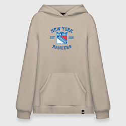 Худи оверсайз New York Rengers
