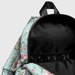 Детский рюкзак Цветы ретро 1, цвет: 3D-принт — фото 2