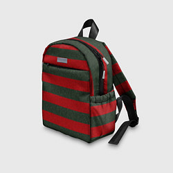 Детский рюкзак Красно-полосатый, цвет: 3D-принт — фото 2