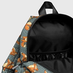 Детский рюкзак Foxes Yoga, цвет: 3D-принт — фото 2