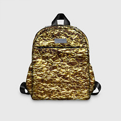 Детский рюкзак Золотой, цвет: 3D-принт