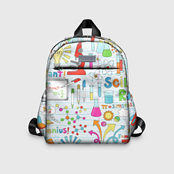 Детский рюкзак Научный стиль, цвет: 3D-принт